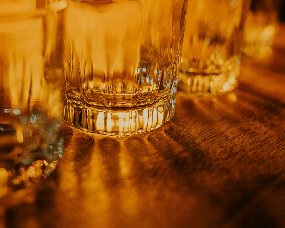 Empty glasses